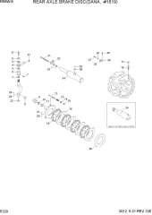 REAR AXLE BRAKE DISC(DANA, -#1619)