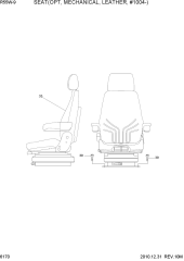 SEAT(OPT, MECHANICAL, LEATHER, #1004-)