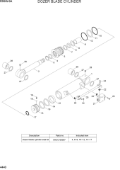 DOZER BLADE CYLINDER