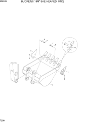 BUCKET(0.18M3 SAE HEAPED, STD)