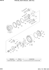 TRAVEL MOTOR(3/3, JMV-43)