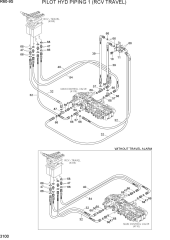 PILOT HYD PIPING 1 (RCV TRAVEL)