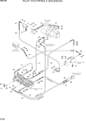 PILOT HYD PIPING 3 (SOLENOID)