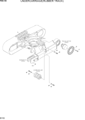 UNDERCARRIAGE(RUBBER TRACK)