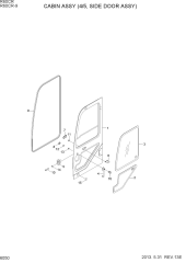 CABIN ASSY (4/5, SIDE DOOR ASSY)