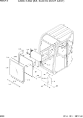 CABIN ASSY (5/5, SLIDING DOOR ASSY)