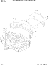 UPPER FRAME & COUNTERWEIGHT