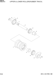 UPPER & LOWER ROLLER (RUBBER TRACK)