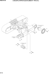 UNDERCARRIAGE(RUBBER TRACK)