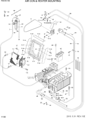 AIR CON & HEATER MOUNTING