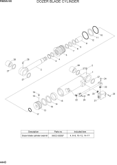 DOZER BLADE CYLINDER