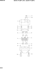 MAIN PUMP(4/4, GEAR PUMP)