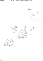 REAR AXLE HOUSING(NEW DANA)