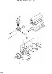 WATER PUMP & PULLEY