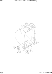 BUCKET(0.30M3 SAE HEAPED)