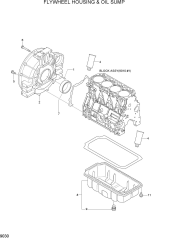FLYWHEEL HOUSING & OIL SUMP
