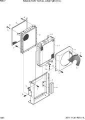 RADIATOR TOTAL ASSY(#1013-)