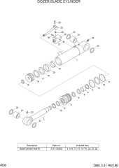 DOZER BLADE CYLINDER