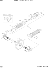 IDLER & TENSION CYL ASSY
