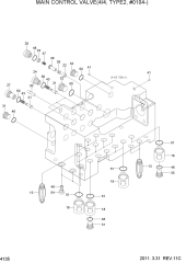 MAIN CONTROL VALVE(4/4, TYPE2, #0104-)