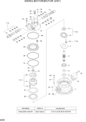 SWING MOTOR(MOTOR UNIT)