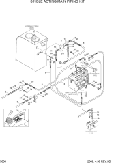 SINGLE ACTING MAIN PIPING KIT