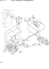 PILOT HYDRAULIC PIPING(BASE 3)