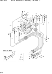 PILOT HYDRAULIC PIPING(CONTROL 1)