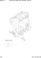 BUCKET(3.40M3 SAE HEAPED, -#0107)
