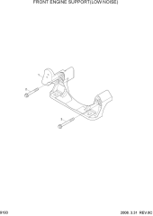 FRONT ENGINE SUPPORT(LOW NOISE)