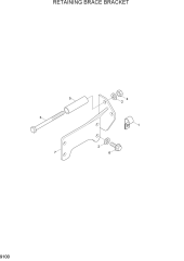 RETAINING BRACE BRACKET