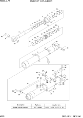 BUCKET CYLINDER(2.95 ARM)