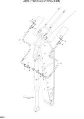 ARM HYDRAULIC PIPING(3.6M)
