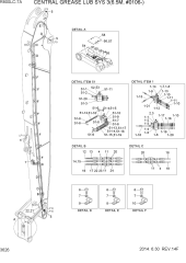 CENTRAL GREASE LUB SYS 3(6.5M, #0106-)