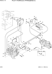 PILOT HYDRAULIC PIPING(BASE 3)
