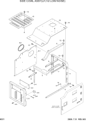 SIDE COWL ASSY(LH, 1/2, LOW NOISE)