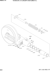 TENSION CYLINDER ASSY(#0073-)