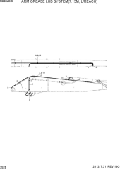 ARM GREASE LUB SYSTEM(7.15M, L/REACH)