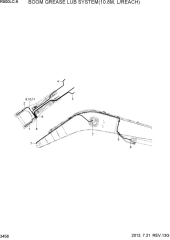 BOOM GREASE LUB SYS(10.8M, L/REACH)