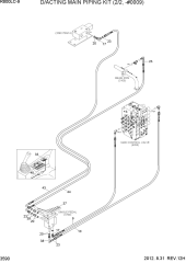 D/ACTING MAIN PIPING KIT(2/2, -#0009)