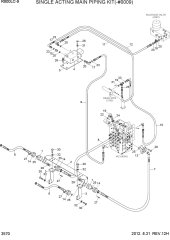 SINGLE ACTING MAIN PIPING KIT(-#0009)