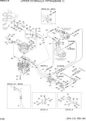 UPPER HYDRAULIC PIPING(BASE 1)