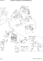 UPPER HYDRAULIC PIPING(BASE 2)
