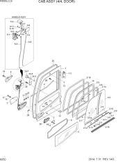 CAB ASSY(4/4, DOOR)