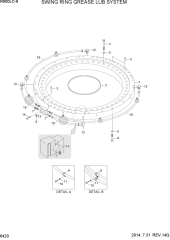 SWING RING GREASE LUB SYSTEM