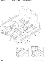 UPPER FRAME & COUNTERWEIGHT