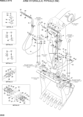 ARM HYDRAULIC PIPING(3.5M)