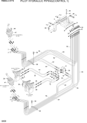 PILOT HYDRAULIC PIPING(CONTROL 1)