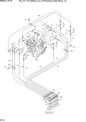 PILOT HYDRAULIC PIPING(CONTROL 2)