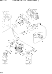 UPPER HYDRAULIC PIPING(BASE 2)